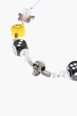 EVAE+ MOB Adjustable Necklace Embellished with Beads and Charms