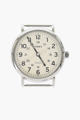 Steel WEEKENDER MAINE Analog Dial with Indiglo Night Light 40mm