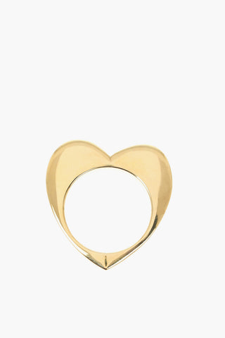 ALAN CROCETTI Anello in Argento Effetto Dorato a Forma di Cuore