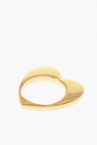 ALAN CROCETTI Anello in Argento Effetto Dorato a Forma di Cuore