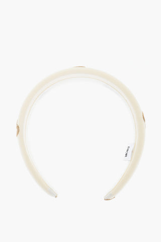 Lurex Hairband with Contrasting Details