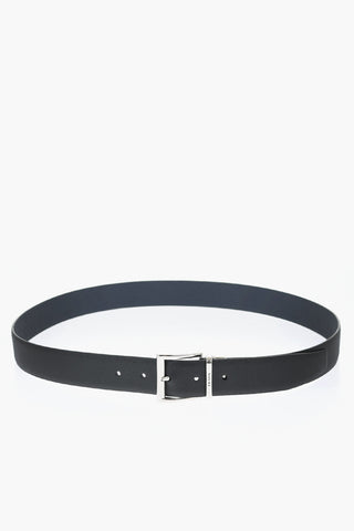 Two-Tone Reversible Saffiano Leather Belt 35mm