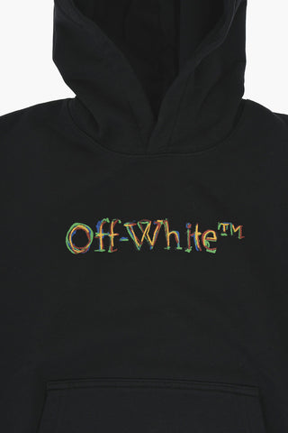Logoed Hoodie Sweatshirt with Graphic Print
