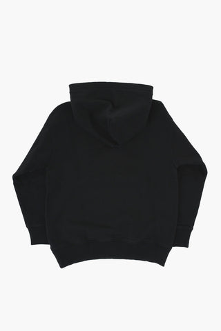 Logoed Hoodie Sweatshirt with Graphic Print