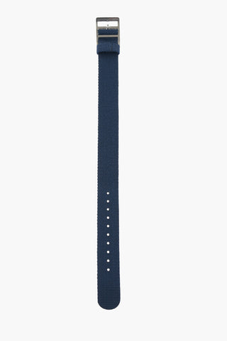 Solid Color Fabric Slip-Through Watch Strap 18mm