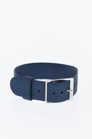 Solid Color Fabric Slip-Through Watch Strap 18mm
