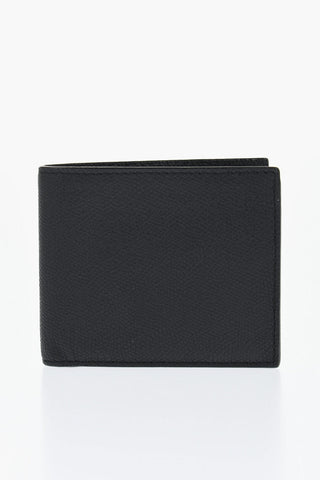 Portafoglio Bifold in Pelle Martellata