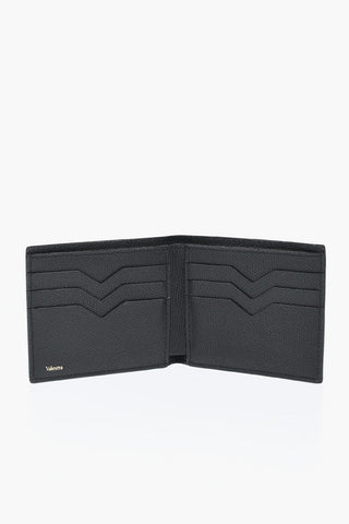 Textured Leather Bifold Wallet