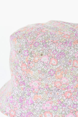Floral Patterned Lightweight Cotton Bucket Hat