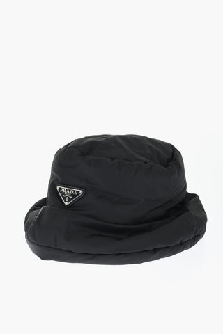 Padded Bucket Hat with Logoed Application