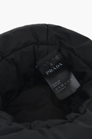 Padded Bucket Hat with Logoed Application