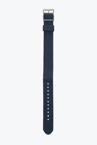 Solid Color Fabric Slip-Through Watch Strap 20mm