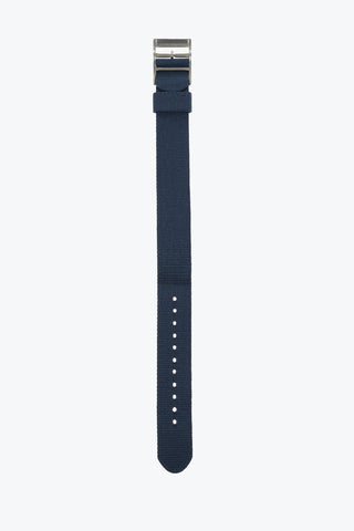 Solid Color Fabric Slip-Through Watch Strap 20mm