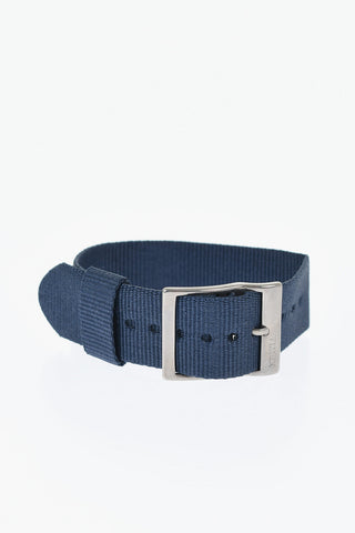 Solid Color Fabric Slip-Through Watch Strap 20mm