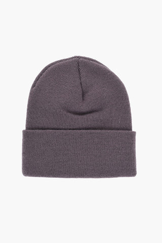 Beanie in Tinta Unita con Logo Ricamato