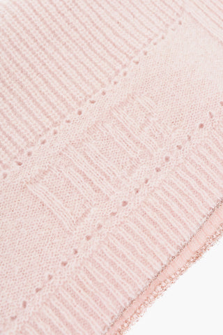 Solid Color Ribbed Blanket