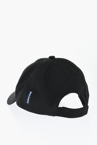 Solid Color Baseball Cap With Embroidered Logo