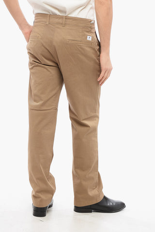 Stretch Cotton Chino Trousers FIT Straight Leg
