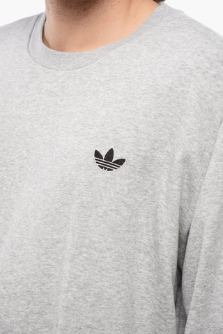 WALES BONNER Cotton Crew-neck Sweatshirt with Velvet Logo