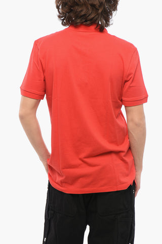 BOSS Polo in Cotone Piquet con Logo Ricamato