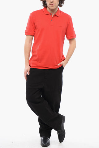 BOSS Polo in Cotone Piquet con Logo Ricamato