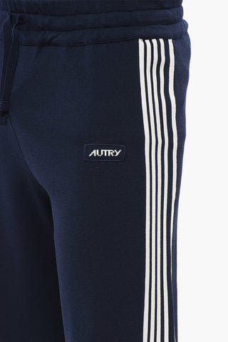 Nylon Blend Shorts with Contrasting Side Bands