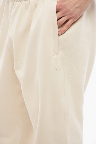 Joggers in Misto Cotone Felpato con Tre Tasche