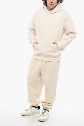 Felpa Hoodie in Pile con Tasca a Toppa