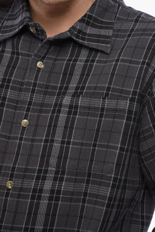 Overshirt a Quadri Plaid con Taschino