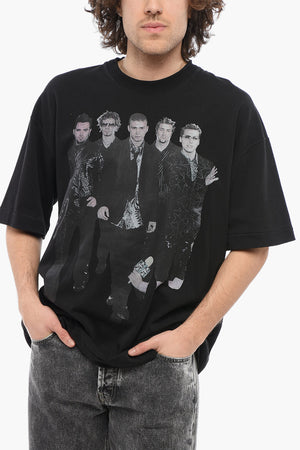 Crewneck T-Shirt NSYNC INTERVIEW printed
