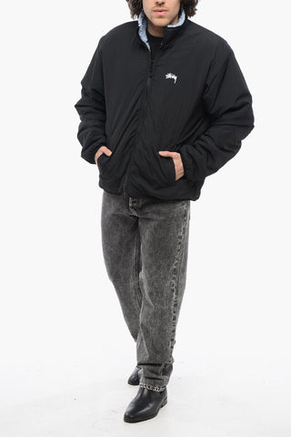 Reversible Sherpa Jacket with Front Zip