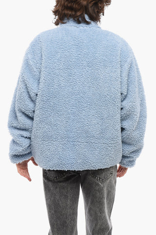 Reversible Sherpa Jacket with Front Zip