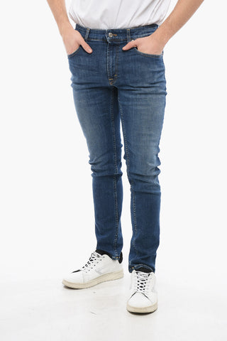 Slim Fit SKEITH Jeans with Logoed Button 17cm