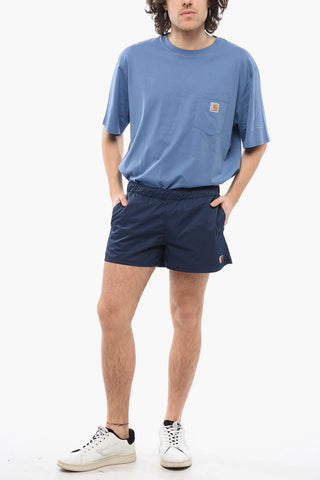 Shorts aus Nylon mit Gummibund