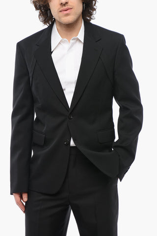 Blazer BRACES in Lana con Tasche ad Aletta