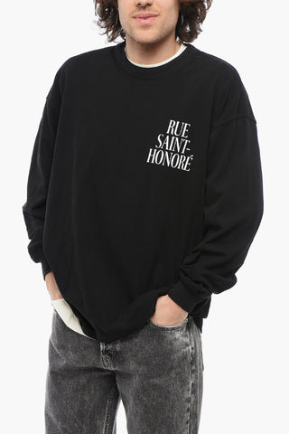 T-Shirt Girocollo RUE-SAINT-HONORE a Maniche Lunghe