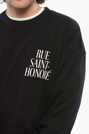 T-Shirt Girocollo RUE-SAINT-HONORE a Maniche Lunghe