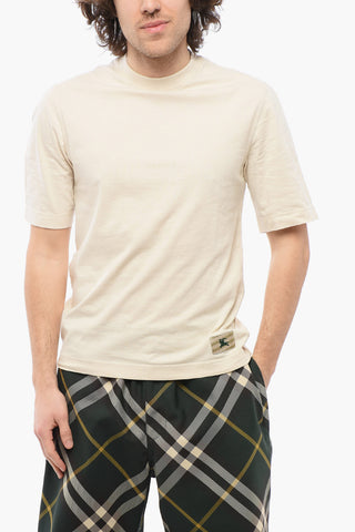 Crewneck T-shirt with EDK Patch