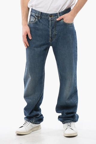 Mid Washed Slim Fit Denims 23cm