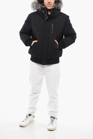Piuminio DIXON In Misto Nylon Con Pelliccia