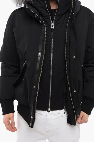 Piuminio DIXON In Misto Nylon Con Pelliccia