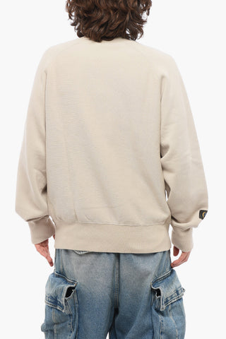 Fleeced-Cotton CHAMPION STATE UNIVERSITY Crew-neck Sweatshirt with Maxi Embroidery