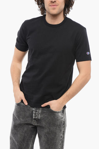 Solid Color Crew-neck T-Shirt