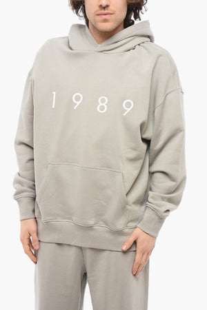 Cotton Hoodie with Embossed Logo