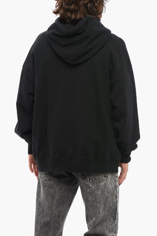 Cotton Hoodie with Frontal Embossed Logo