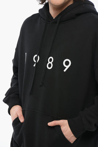 Cotton Hoodie with Frontal Embossed Logo