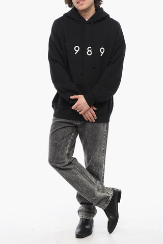 Cotton Hoodie with Frontal Embossed Logo