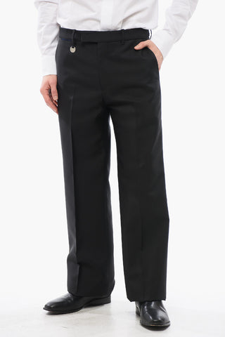 Pantaloni 4 Tasche in Misto Seta