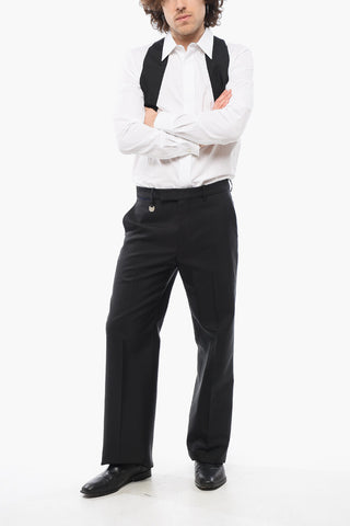 Pantaloni 4 Tasche in Misto Seta