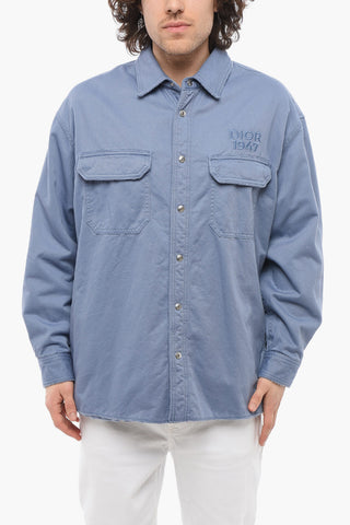 Camicia Imbottita con Dettagli in Spugna